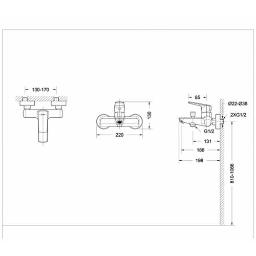 ��������� ��� ����� c �������� ������� Bravat Real F6121179CP-01