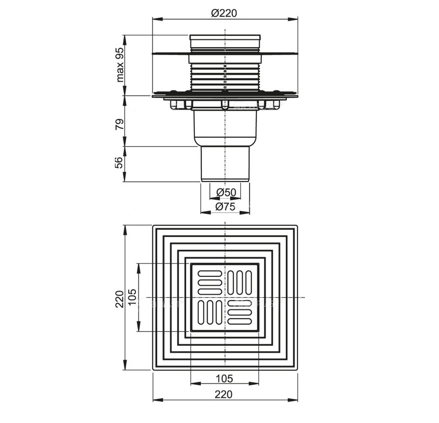 ������� ���� AlcaPlast APV4344