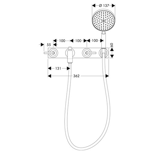 ��������� ��� ����� Axor Citterio 39442000