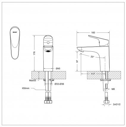 ��������� ��� �������� Bravat Drop F14898C-RUS