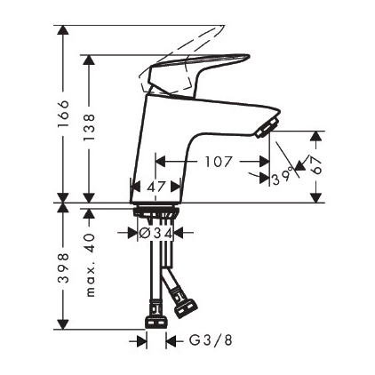 ��������� ��� �������� Hansgrohe Logis 71071000