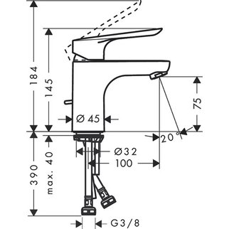 ��������� ��� �������� Hansgrohe Logis E 71160000