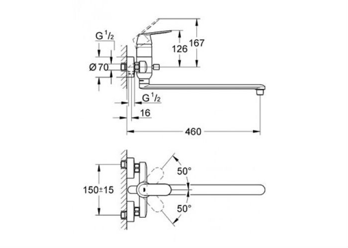 ��������� ��� ����� Grohe Eurosmart Cosmopolitan 32847000