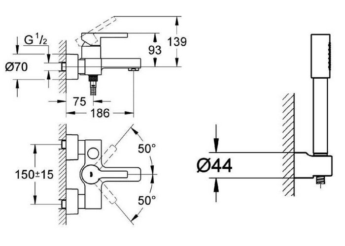 ��������� ��� ����� Grohe Lineare � ������� ���������� 33850000
