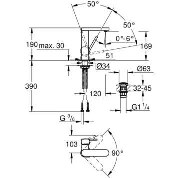 ��������� ��� �������� Grohe Plus 23872003