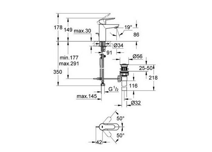 ��������� ��� �������� Grohe BauEdge 23328000