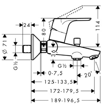 ��������� ��� ����� Hansgrohe Focus E2 31940000