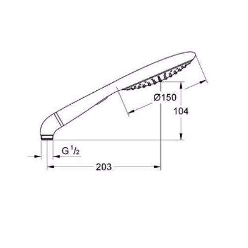 ����� ��� ���� Grohe Rainshower 27272LS0