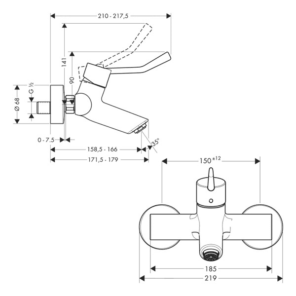 ��������� ��� �������� Hansgrohe Talis 32037000