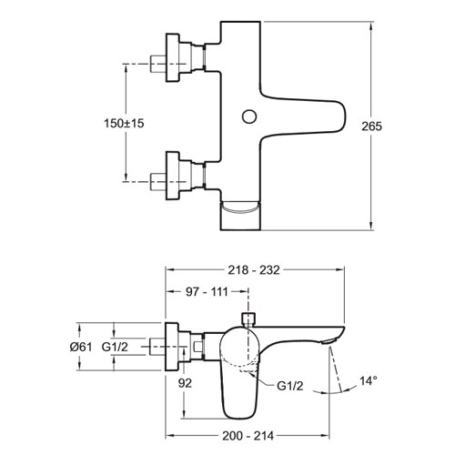 ��������� ��� ����� Jacob Delafon Aleo E72282-CP