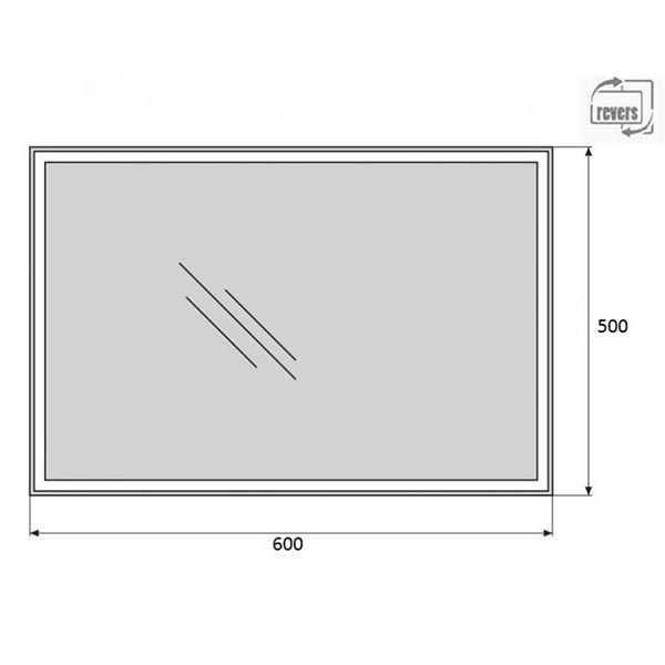 ������� BelBagno Spc 50x60 SPC-GRT-500-600-LED-BTN