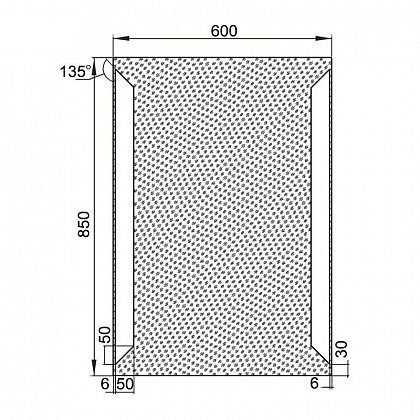 ������� Aquanet �������� 60x85 LED 00196648