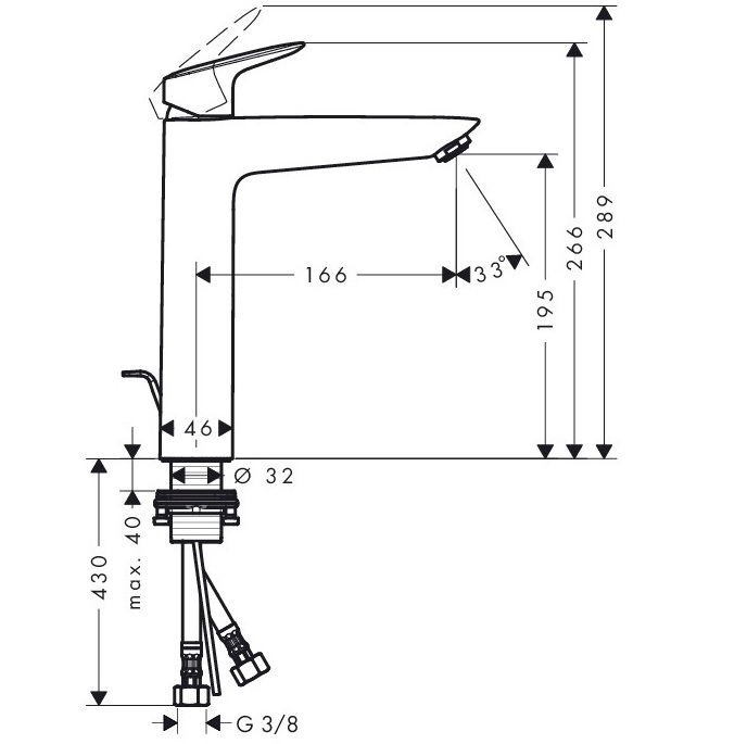 ��������� ��� �������� Hansgrohe Logis 71090000