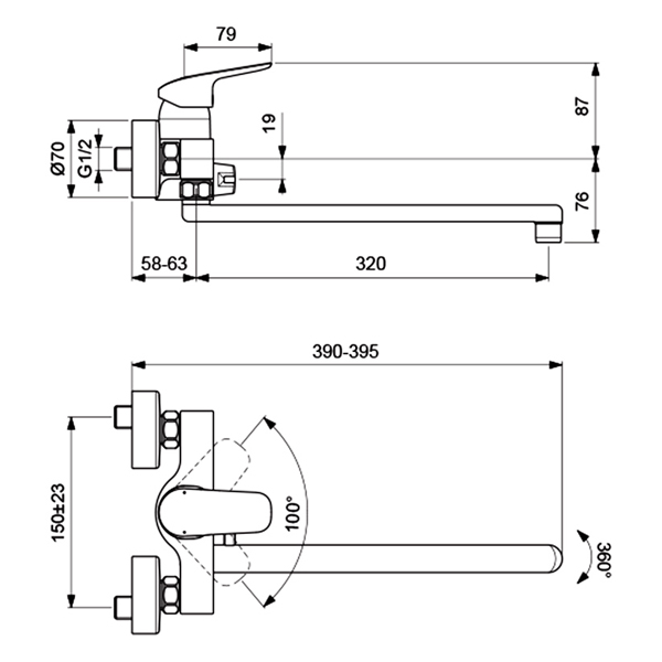 ��������� ��� ����� Ideal Standard Ceraflex (����� 30��) B1741AA