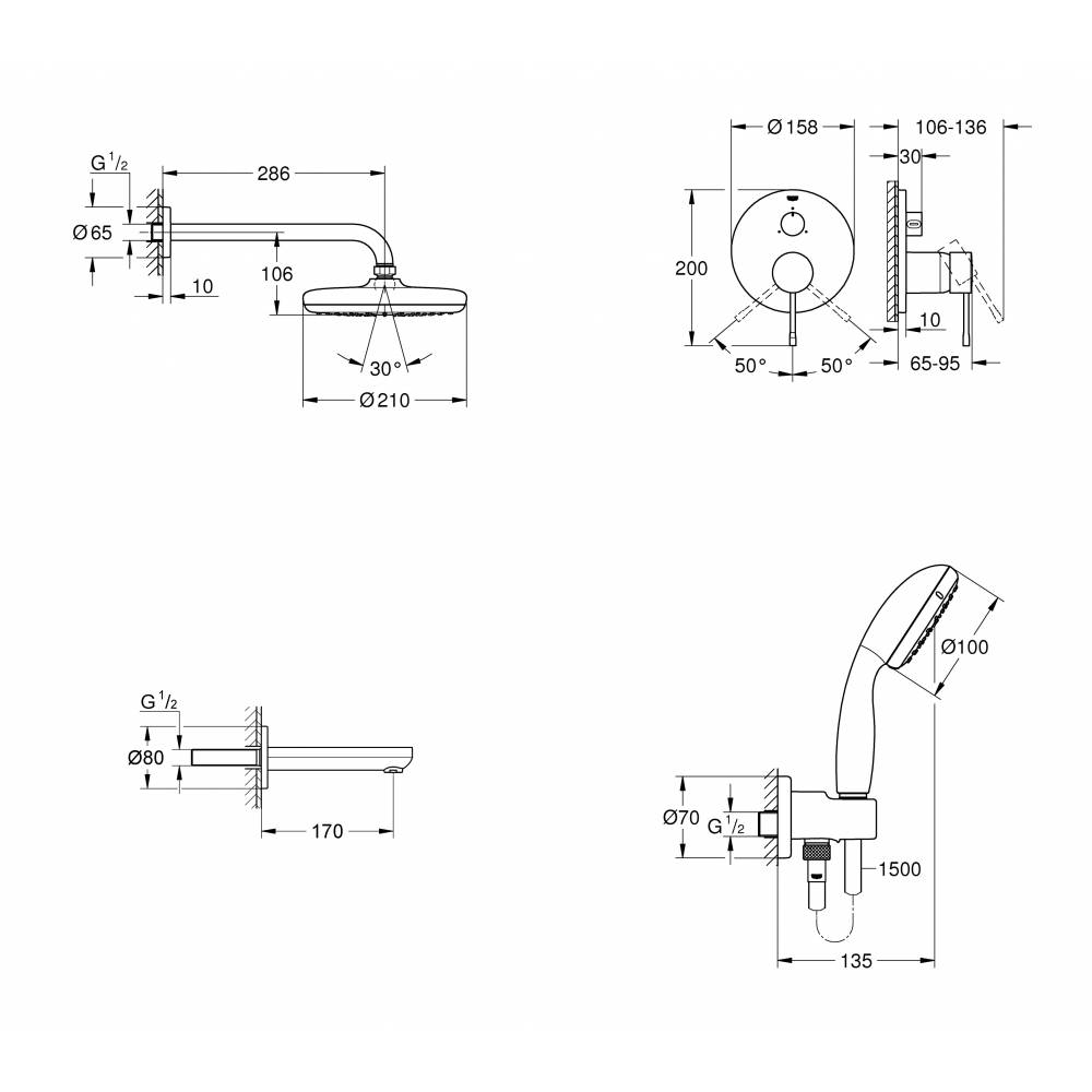 ����� ��� �����: ��������� ��� ����� Grohe Essence, ������� ���, ������ ���, ������� �������, ����� 119699 ����