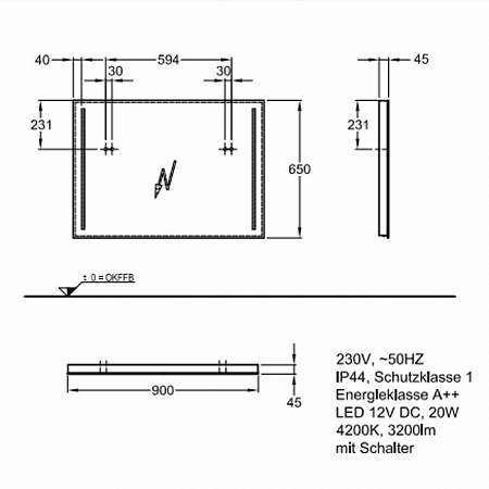 ������� Geberit Option 90x65 500.589.00.1 � ����������