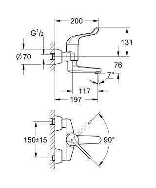 ��������� ��� �������� Grohe Euroeco Special 32792000