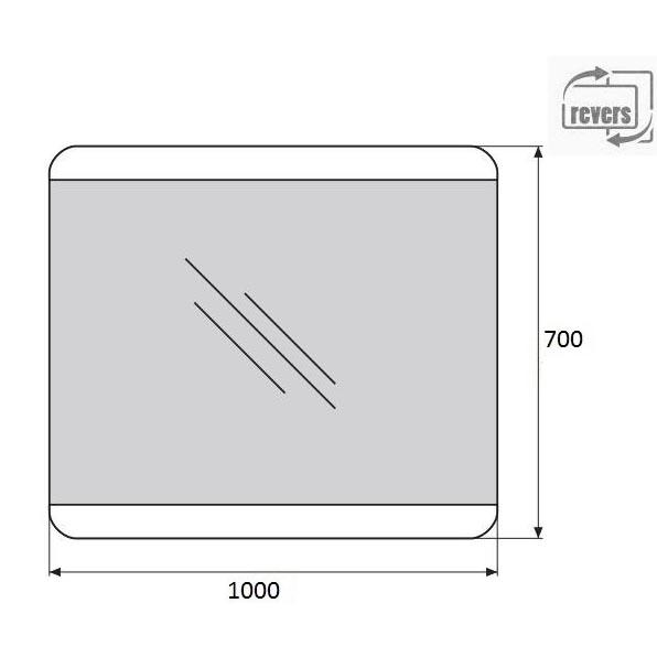 ������� BelBagno Spc 100x70 SPC-CEZ-1000-700-LED-BTN