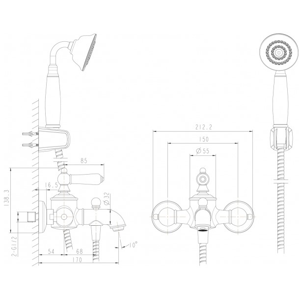��������� ��� ����� � �������� ������� Bravat Art F675109U-B