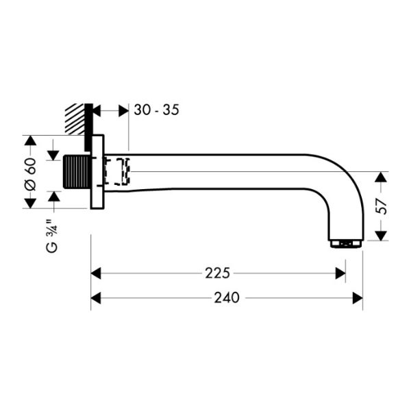����� �� ����� Axor Citterio 220�� 39411000