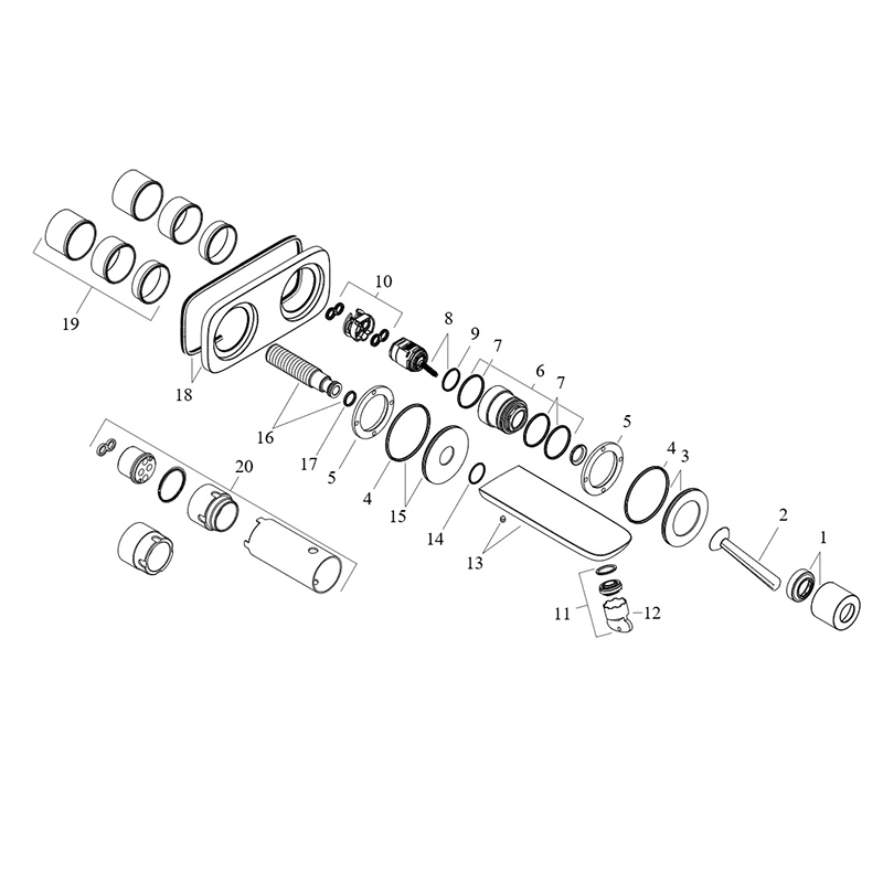 ��������� ��� �������� Hansgrohe PuraVida ���� 15084000