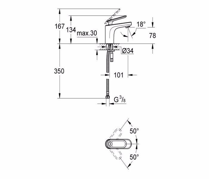��������� ��� �������� Grohe Veris 32186000