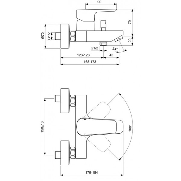 ����� ��� ����� 3 � 1 Ideal Standard Ceraplan III BD005AA