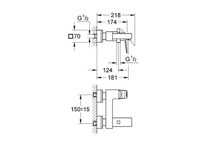 ��������� ��� ����� Grohe Eurocube 23140000