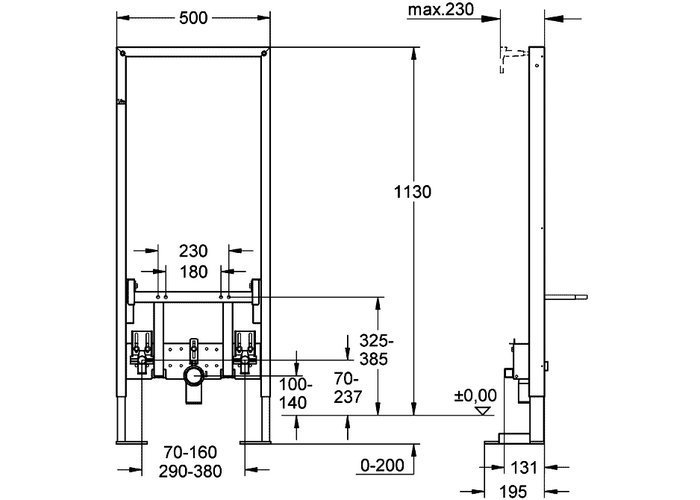 ����������� ��� ���� Grohe Rapid SL 38581001