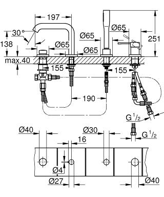 ��������� ��� ����� Grohe Essence 19578001