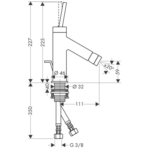 ��������� ��� ���� Axor Starck 10211000