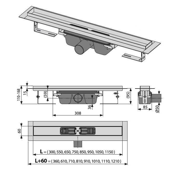 ������� ����� AlcaPlast Professional APZ6-1150 SMART � �������