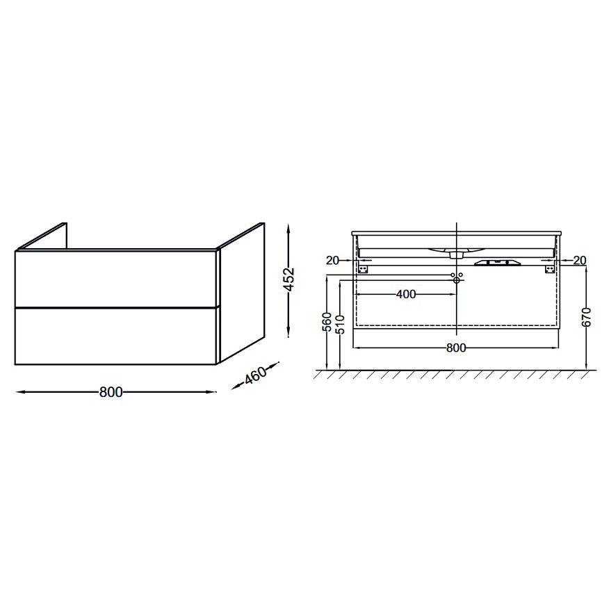 ������ ��� �������� Jacob Delafon Vox EB2078-R1-E16 (��������� �����)