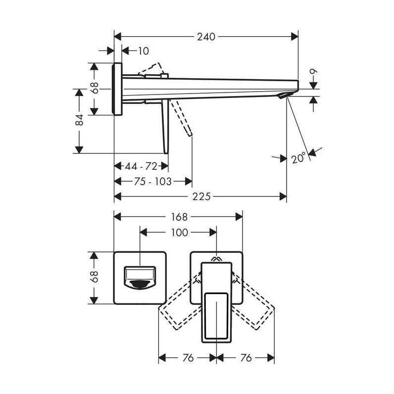 ��������� ��� �������� Hansgrohe Metropol 74526000