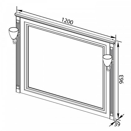������� Aquanet ����� 120x95 00181768 �����/�������