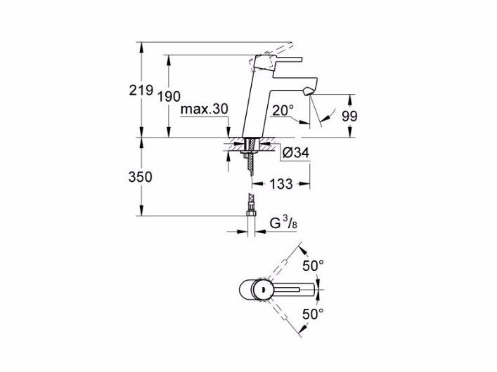 ��������� ��� �������� Grohe Concetto New 23451001