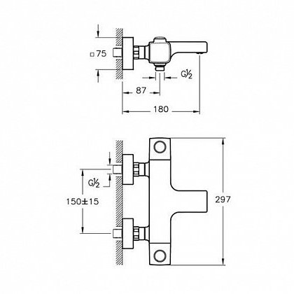 ��������� ��� ����� � ����� VitrA AquaHeat A47159EXP