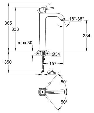 ��������� ��� �������� Grohe Grandera 23313IG0