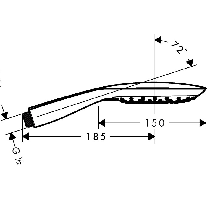 ������ ��� Hansgrohe PuraVida 150 Air 3jet ���� 28557000