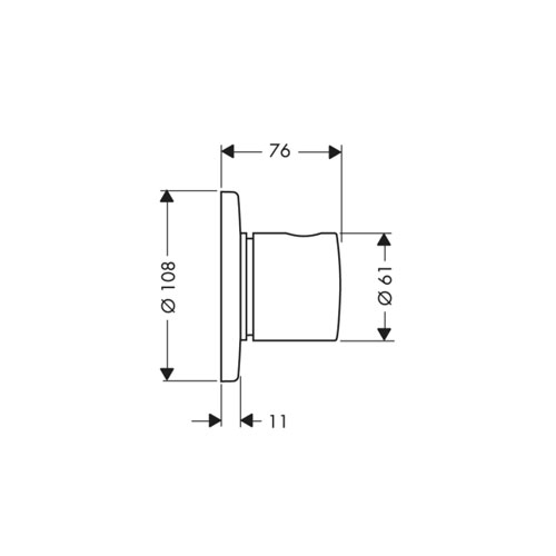 ��������/������������� ������� Axor Uno 2 38933000