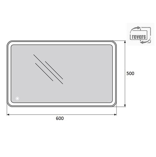 ������� BelBagno Spc 50x60 SPC-MAR-500-600-LED-TCH