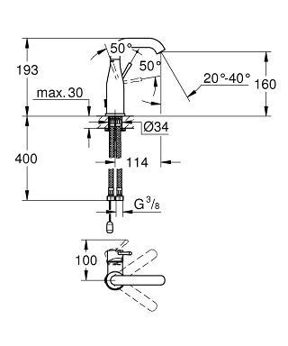 ��������� ��� �������� Grohe Essence 23480001