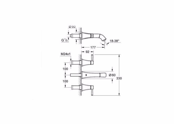 ��������� ��� �������� Grohe Grandera 20415000