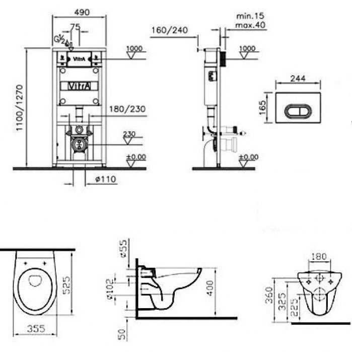 �������� VitrA Normus 4 � 1 9773B003-7200 � �����������