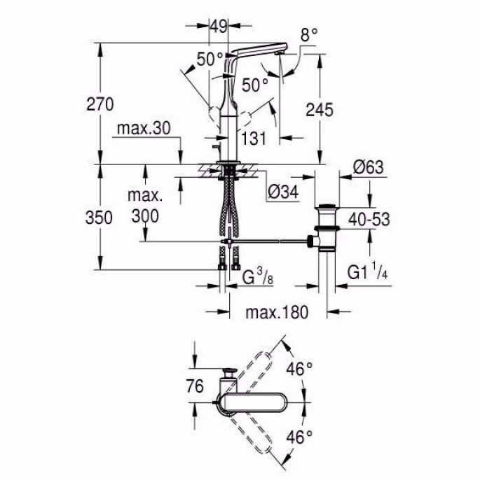 ��������� ��� �������� Grohe Veris 32184000