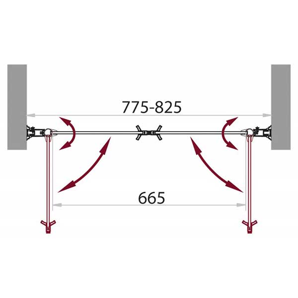 ������� ����� � ���� BelBagno SELA-B-2-80-C-Cr