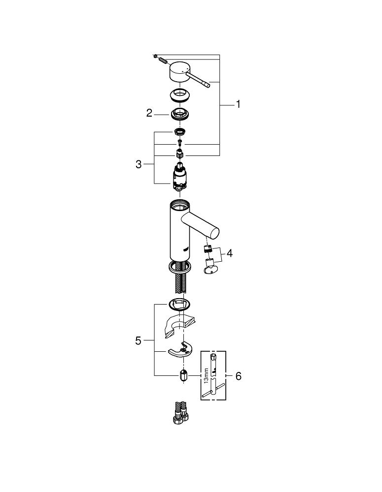 ��������� ��� �������� Grohe Essence 34294001