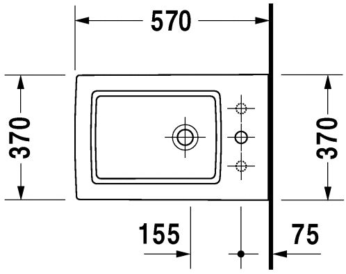 ���� ��������� Duravit Vero 2240100000