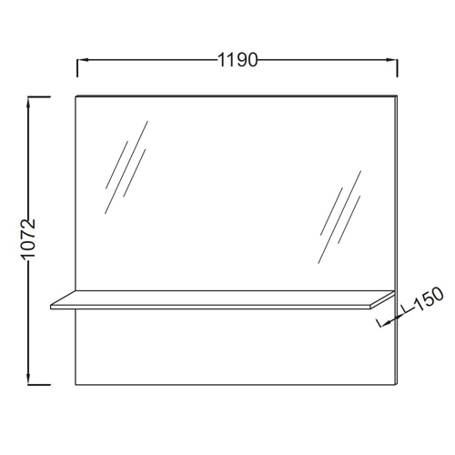 ������� Jacob Delafon 119x107 Struktura EB1215-N18