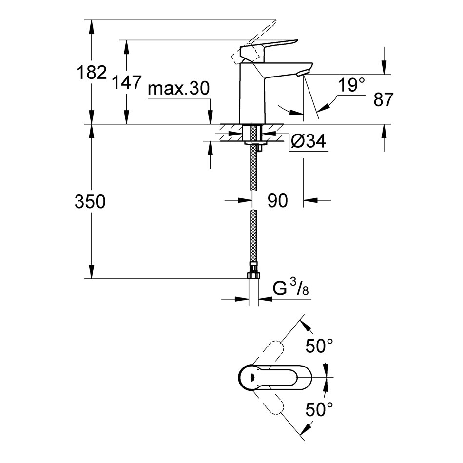 ��������� ��� �������� Grohe BauEdge 23330000